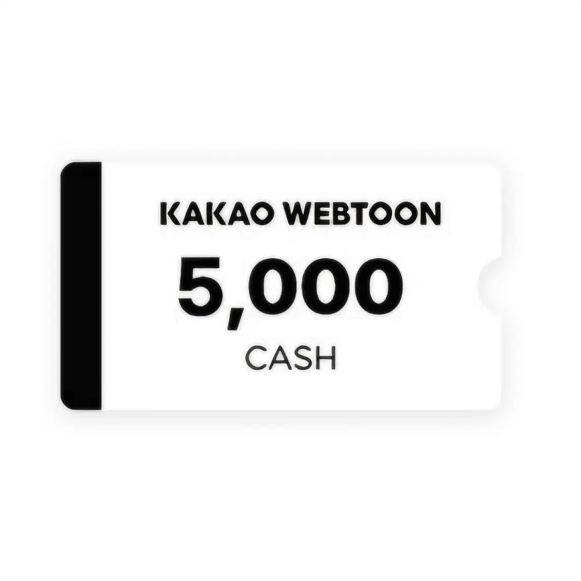 카카오웹툰 5000캐시